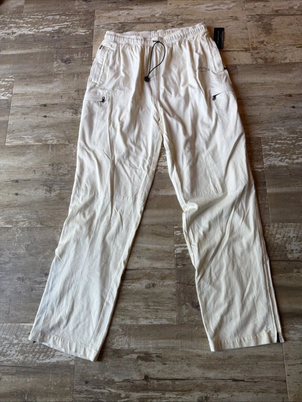NWT TOMMY HILFIGER Elastic Waist Pull-on Drawstring Jogger Cotton Pants Men’s XL